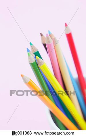 Colored pencils View Large Photo Image Stock Photo - Colored pencils. Fotosearch