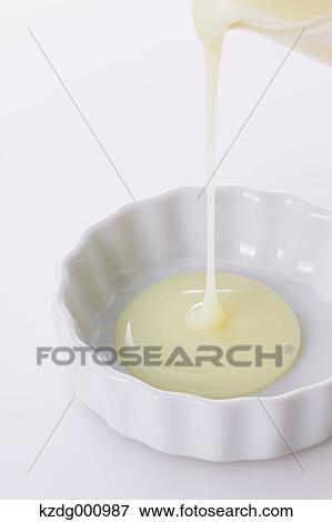 Condensed milk View Large Photo Image Stock Photo - Condensed milk . Fotosearch