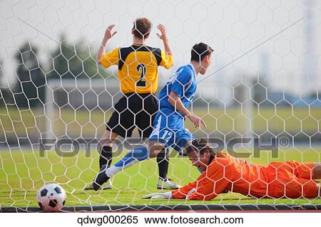 Football players after goal View Large Photo Image Stock Photography - Football players after goal. Fotosearch