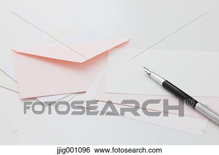 Fountain pen and Stationery View Large Photo Image Stock Photograph - Fountain pen and Stationery . Fotosearch