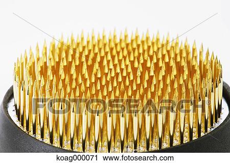 Stock Image - Japanese pin holder. Fotosearch