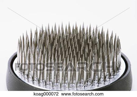 Stock Image - Japanese pin holder. Fotosearch
