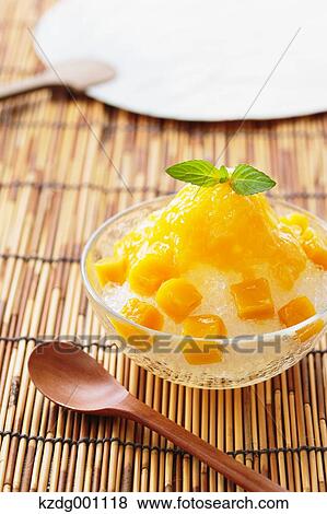 Stock Photo - Japanese style shaved ice. Fotosearch