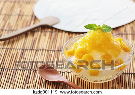 Japanese style shaved ice View Large Photo Image Stock Photo - Japanese style shaved ice. Fotosearch