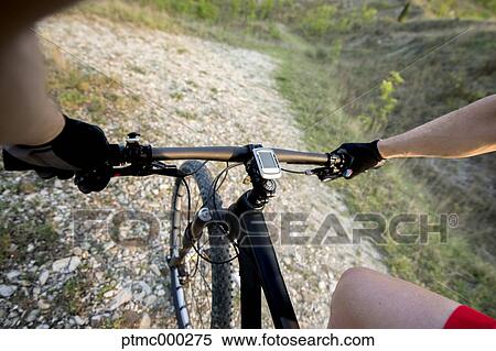 Man riding mountain bike in nature in the Bologna countryside, Italy View Large Photo Image Stock Photography - Man riding mountain bike in nature in the Bologna countryside, Italy. Fotosearch