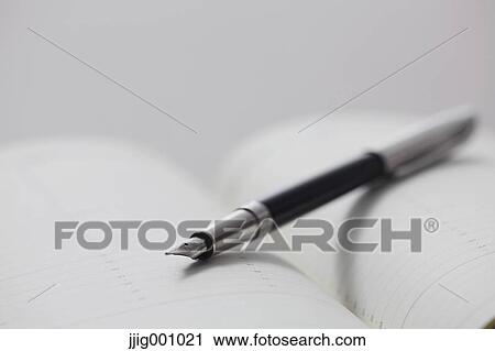 Notebook and fountain pen View Large Photo Image Stock Image - Notebook and fountain pen . Fotosearch
