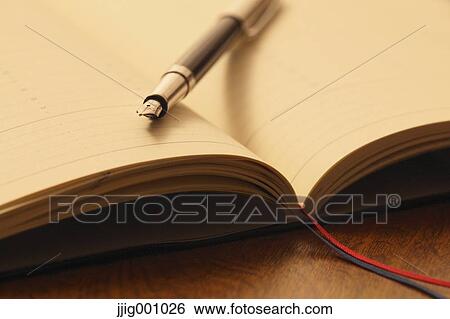 Notebook and fountain pen View Large Photo Image Stock Photograph - Notebook and fountain pen . Fotosearch