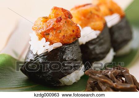 Onigiri rice balls View Large Photo Image Stock Image - Onigiri rice balls. Fotosearch