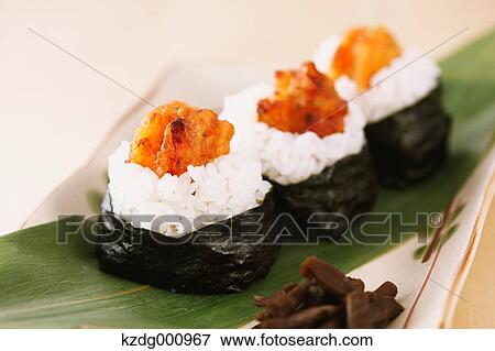 Onigiri rice balls View Large Photo Image Stock Photo - Onigiri rice balls. Fotosearch