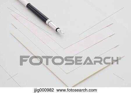 Paper and fountain pen View Large Photo Image Stock Image - Paper and fountain pen . Fotosearch