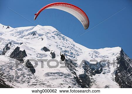 Paraglider Flying View Large Photo Image Stock Image - Paraglider Flying. Fotosearch