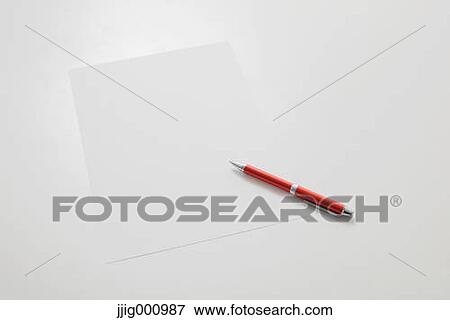 Pen and paper View Large Photo Image Stock Photo - Pen and paper . Fotosearch