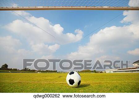 Soccer ball on soccer field View Large Photo Image Stock Image - Soccer ball on soccer field. Fotosearch