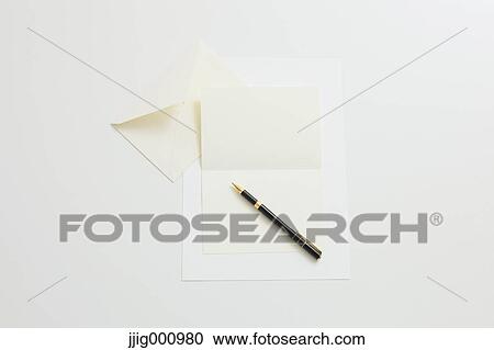 Stationery and fountain pen View Large Photo Image Stock Image - Stationery and fountain pen . Fotosearch