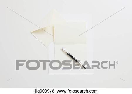 Stock Photo - Stationery and fountain pen . Fotosearch