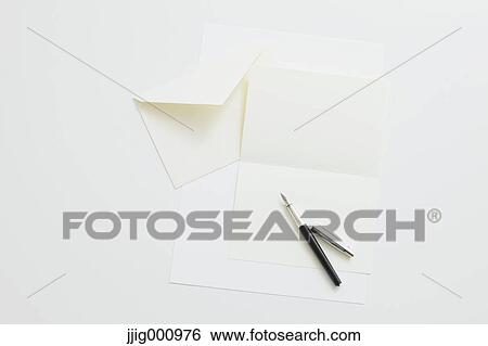 Stationery and fountain pen View Large Photo Image Stock Photograph - Stationery and fountain pen . Fotosearch