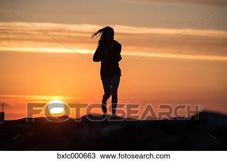 Young Girl Running On A Pier View Large Photo Image Stock Image - Young Girl Running On A Pier. Fotosearch