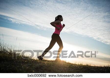 Young Girl Running On The Sand View Large Photo Image Stock Image - Young Girl Running On The Sand. Fotosearch