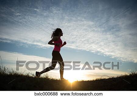 Young Girl Running On The Sand View Large Photo Image Stock Photo - Young Girl Running On The Sand. Fotosearch