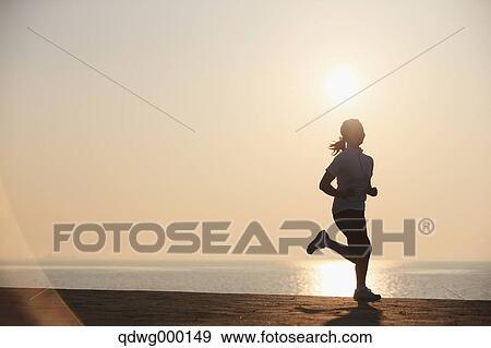 Young Japanese girl jogging View Large Photo Image Stock Photo - Young Japanese girl jogging. Fotosearch