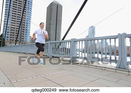 Young Japanese girl jogging View Large Photo Image Stock Photo - Young Japanese girl jogging. Fotosearch