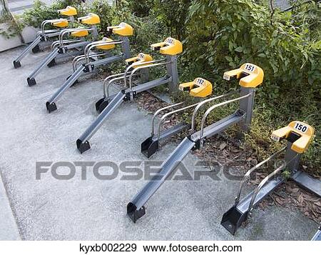 Bicycle Parking Lot View Large Photo Image Stock Photo - Bicycle Parking Lot. Fotosearch