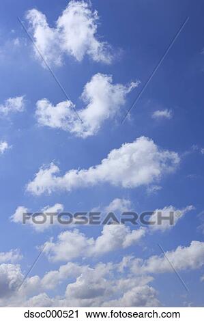 Blue sky with clouds View Large Photo Image Stock Image - Blue sky with clouds. Fotosearch