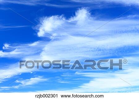 Stock Image - Blue sky with clouds. Fotosearch
