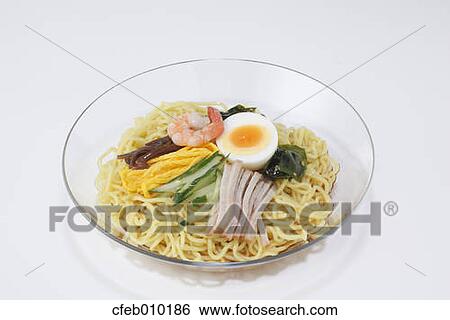 Chinese style cold noodles View Large Photo Image Stock Photograph - Chinese style cold noodles. Fotosearch