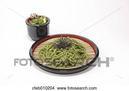 Cold Soba noodles View Large Photo Image Picture - Cold Soba noodles. Fotosearch