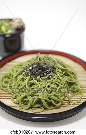 Stock Photo - Cold Soba noodles. Fotosearch