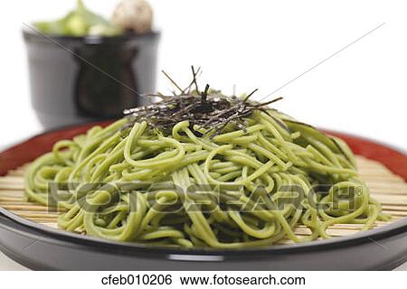 Cold Soba noodles View Large Photo Image Stock Photograph - Cold Soba noodles. Fotosearch