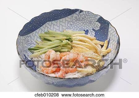 Stock Photo - Cold Somen Noodles. Fotosearch
