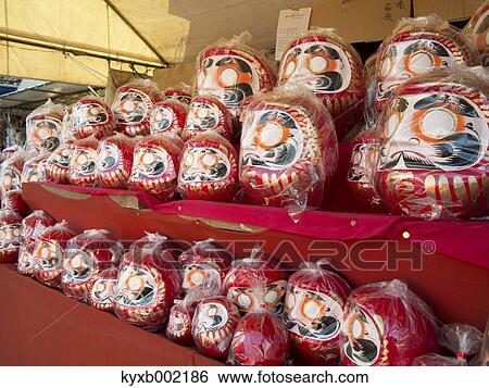 Daruma statues View Large Photo Image Stock Photograph - Daruma statues. Fotosearch