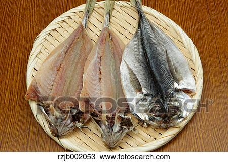 Stock Image - Dried Mackerel. Fotosearch