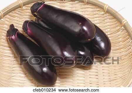 Picture - Eggplants. Fotosearch