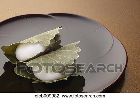 Stock Image - Japanese confectionery. Fotosearch