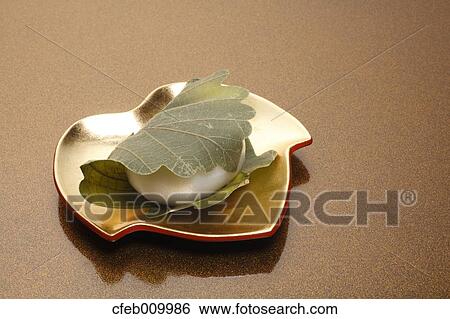 Stock Photograph - Japanese confectionery. Fotosearch