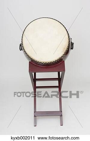 Stock Image - Japanese Taiko Drum. Fotosearch