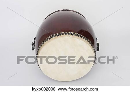 Japanese Taiko Drum View Large Photo Image Stock Photo - Japanese Taiko Drum. Fotosearch