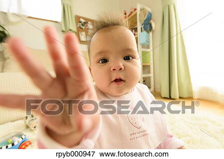Newborn in the house View Large Photo Image Stock Photo - Newborn in the house. Fotosearch