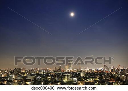 Night view of Tokyo, Japan View Large Photo Image Stock Image - Night view of Tokyo, Japan. Fotosearch