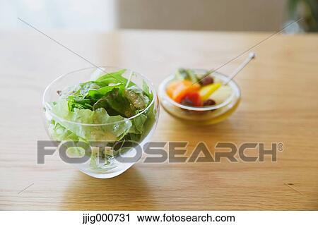 Pickled vegetables and salad View Large Photo Image Stock Image - Pickled vegetables and salad. Fotosearch