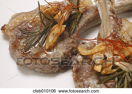 Roasted lamb View Large Photo Image Stock Photograph - Roasted lamb. Fotosearch