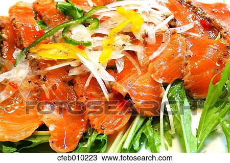 Salmon Salad View Large Photo Image Stock Image - Salmon Salad. Fotosearch