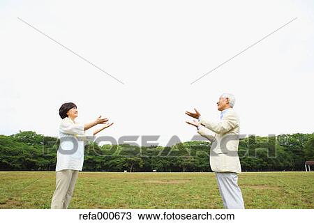 Senior adult Japanese couple in a park View Large Photo Image Stock Image - Senior adult Japanese couple in a park. Fotosearch