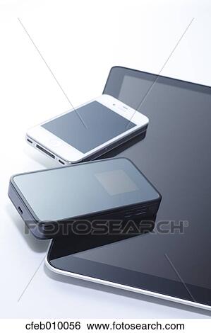 Smartphone and tablet View Large Photo Image Stock Photograph - Smartphone and tablet. Fotosearch