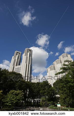 Tokyo Metropolitan Government Office View Large Photo Image Stock Image - Tokyo Metropolitan Government Office. Fotosearch