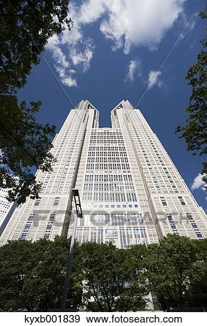 Tokyo Metropolitan Government Office View Large Photo Image Stock Photo - Tokyo Metropolitan Government Office. Fotosearch