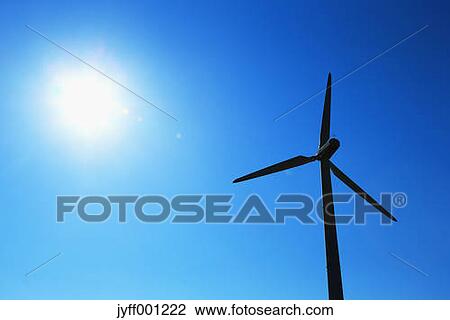 Stock Image - Wind turbine. Fotosearch